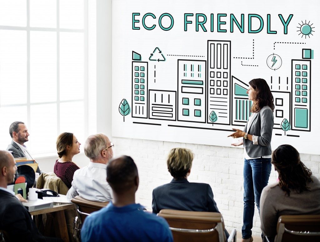 Eco-friendly area presentation concept